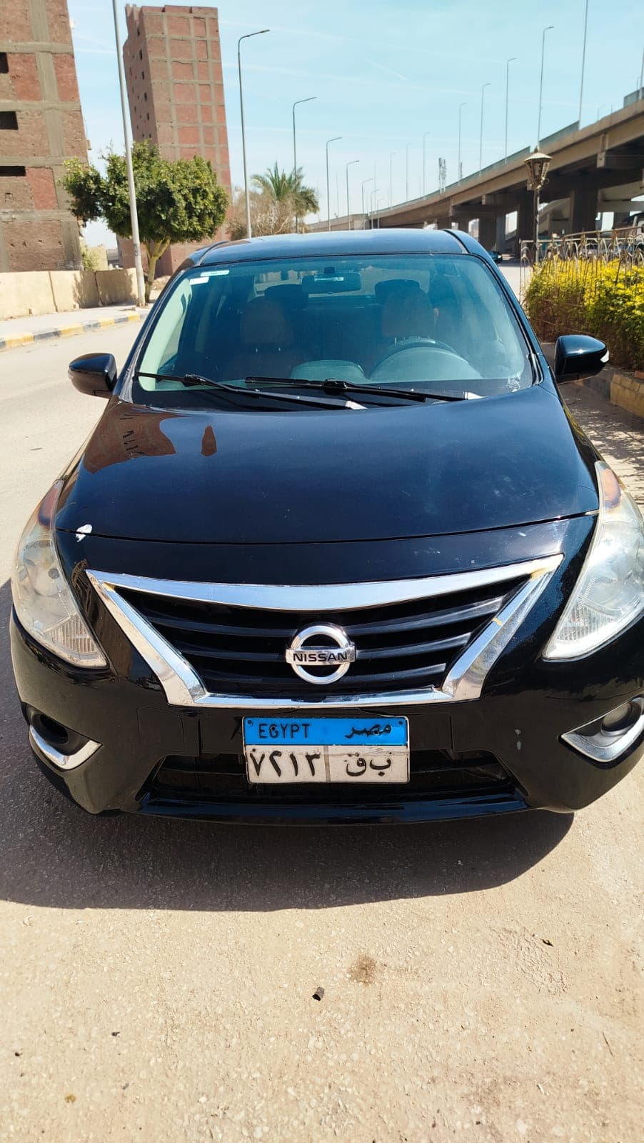 نيسان صني 2017 اسود  ب ق (7213)